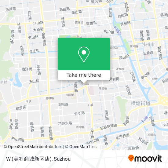 W.(美罗商城新区店) map