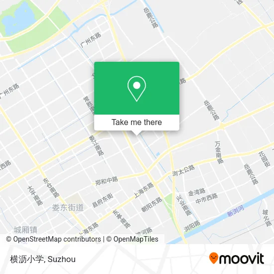 横沥小学 map
