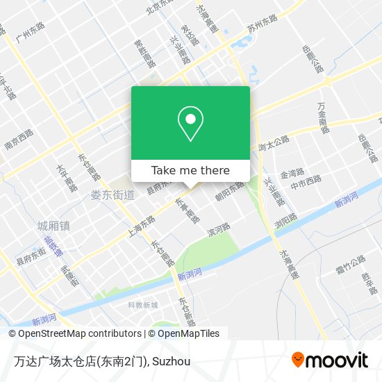 万达广场太仓店(东南2门) map