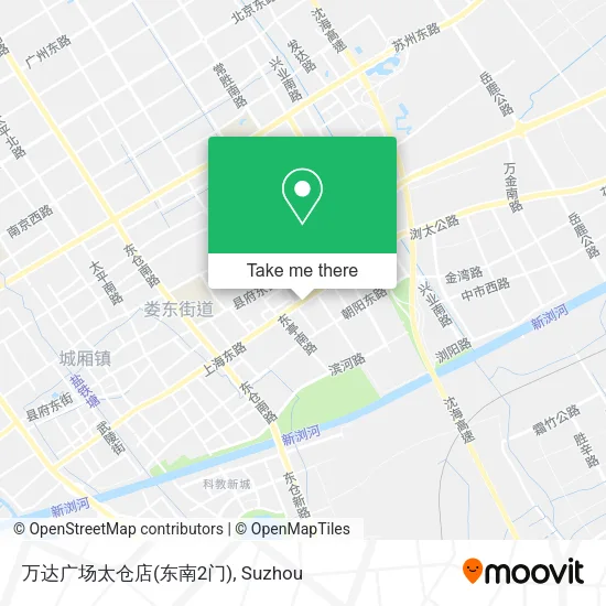 万达广场太仓店(东南2门) map