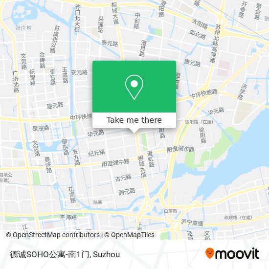 德诚SOHO公寓-南1门 map