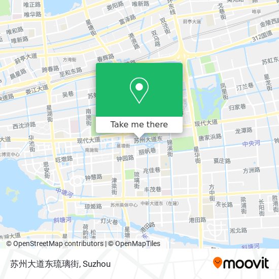 苏州大道东琉璃街 map