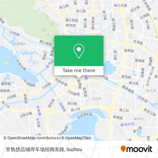 常熟捞品城停车场招商东路 map