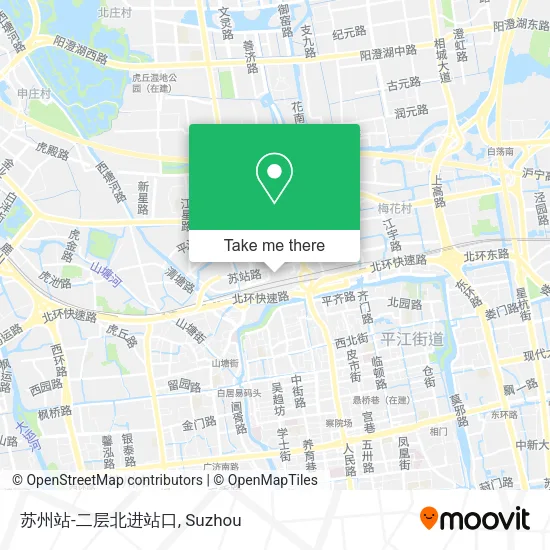 苏州站-二层北进站口 map