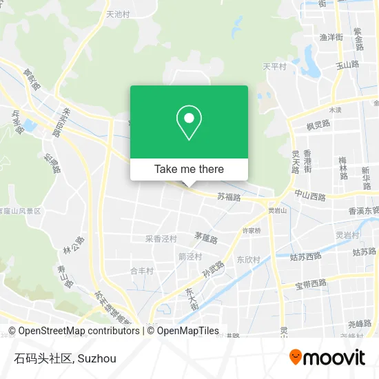 石码头社区 map