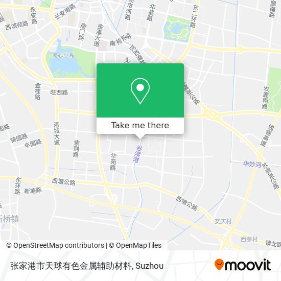张家港市天球有色金属辅助材料 map