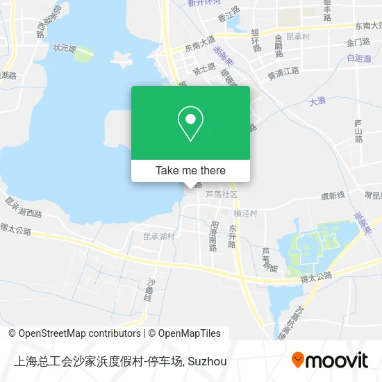 上海总工会沙家浜度假村-停车场 map