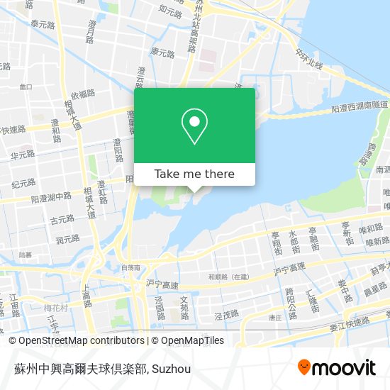 蘇州中興高爾夫球倶楽部 map