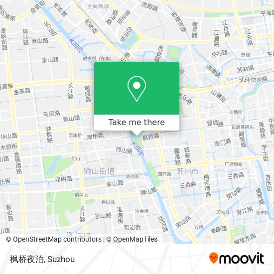 枫桥夜泊 map