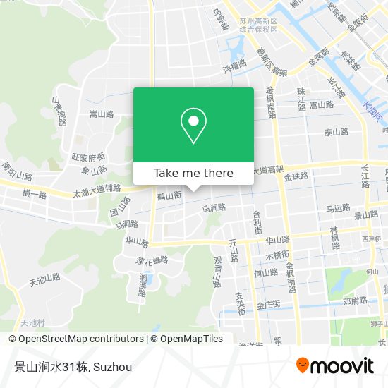 景山涧水31栋 map