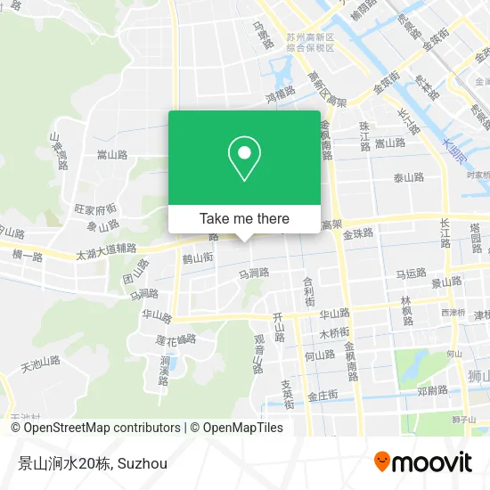 景山涧水20栋 map