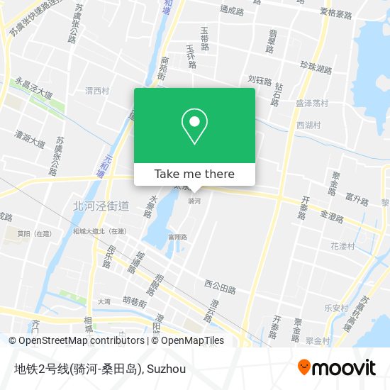 地铁2号线(骑河-桑田岛) map