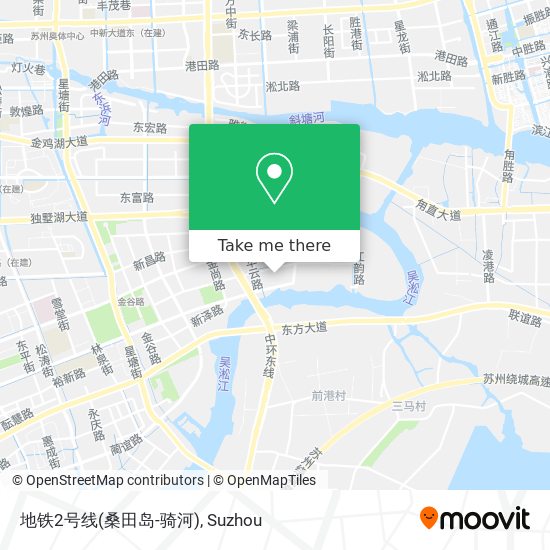 地铁2号线(桑田岛-骑河) map