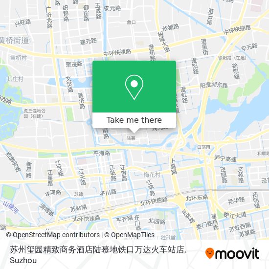 苏州玺园精致商务酒店陆慕地铁口万达火车站店 map