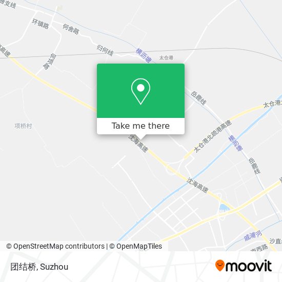 团结桥 map