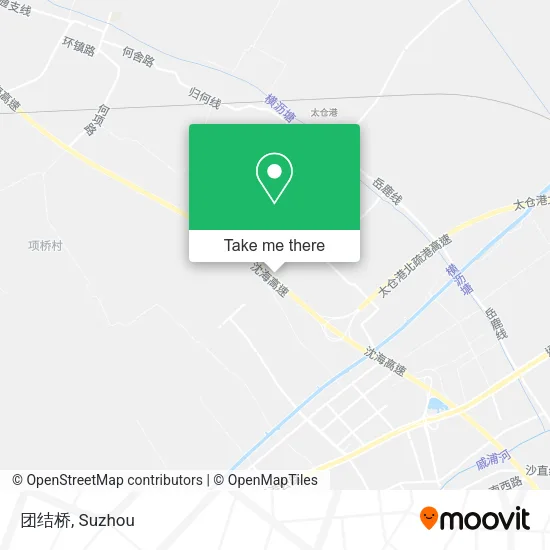 团结桥 map