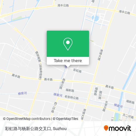 彩虹路与杨新公路交叉口 map