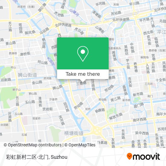 彩虹新村二区-北门 map