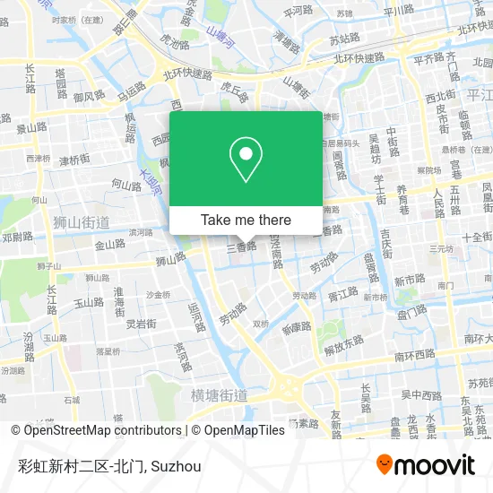 彩虹新村二区-北门 map