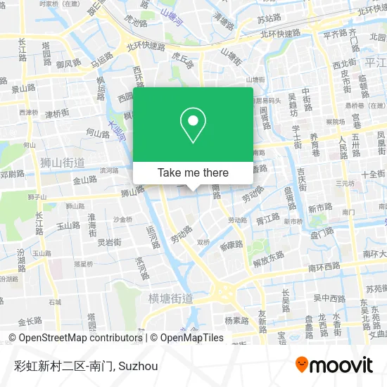 彩虹新村二区-南门 map