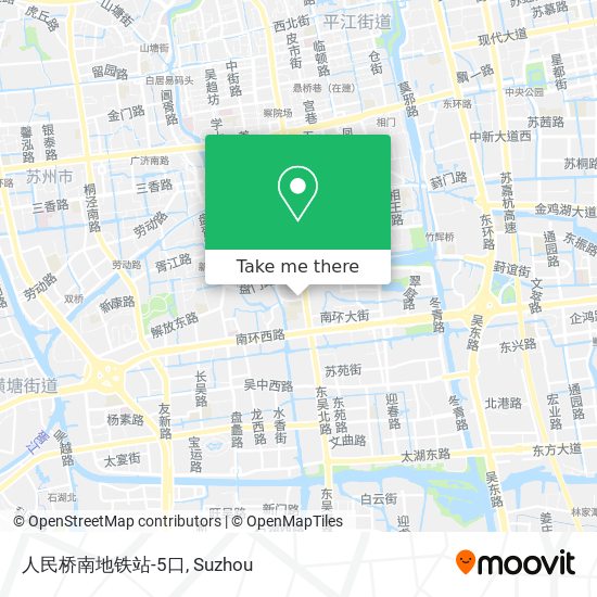 人民桥南地铁站-5口 map