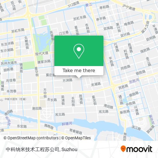 中科纳米技术工程苏公司 map