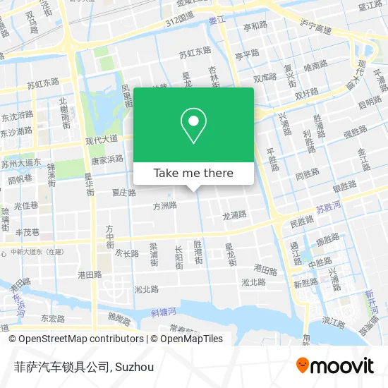 菲萨汽车锁具公司 map