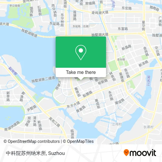 中科院苏州纳米所 map