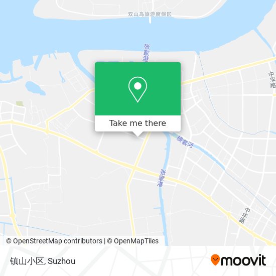 镇山小区 map