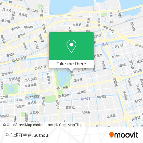 停车场汀兰巷 map