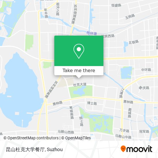 昆山杜克大学餐厅 map