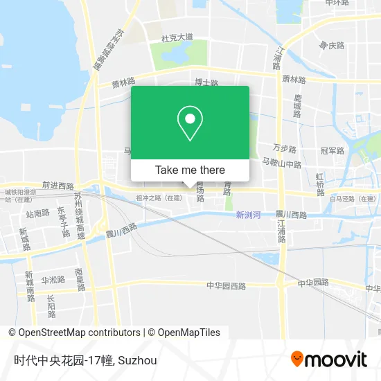 时代中央花园-17幢 map