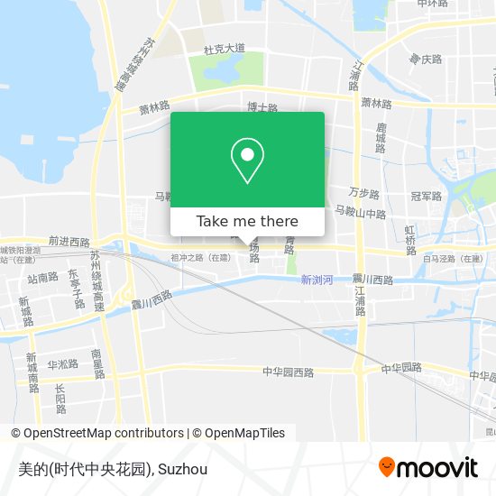 美的(时代中央花园) map