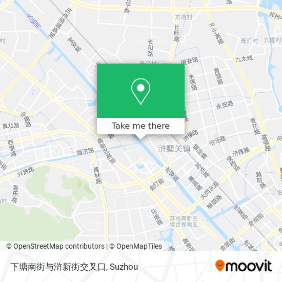 下塘南街与浒新街交叉口 map