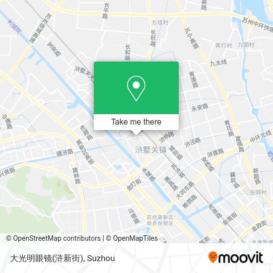 大光明眼镜(浒新街) map