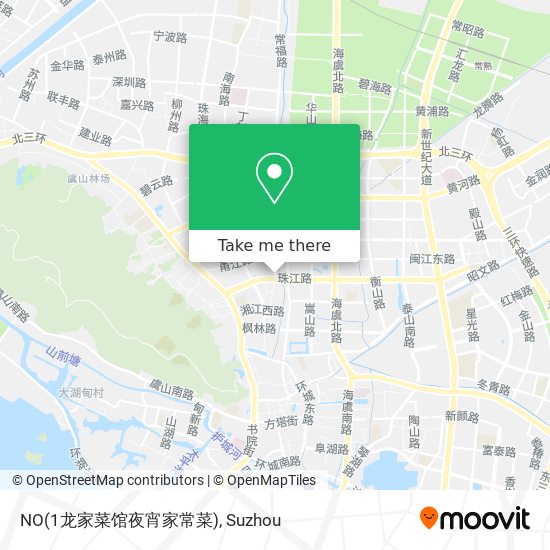 NO(1龙家菜馆夜宵家常菜) map