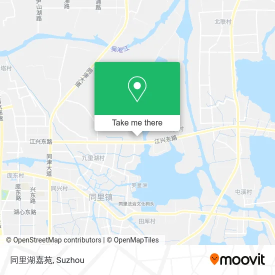 同里湖嘉苑 map