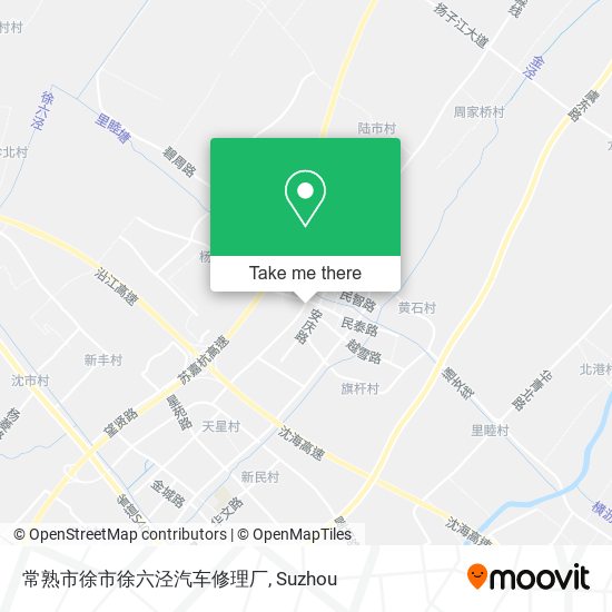 常熟市徐市徐六泾汽车修理厂 map