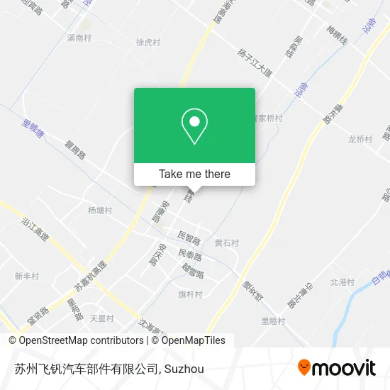 苏州飞钒汽车部件有限公司 map