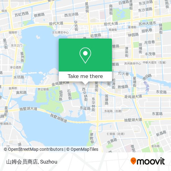 山姆会员商店 map