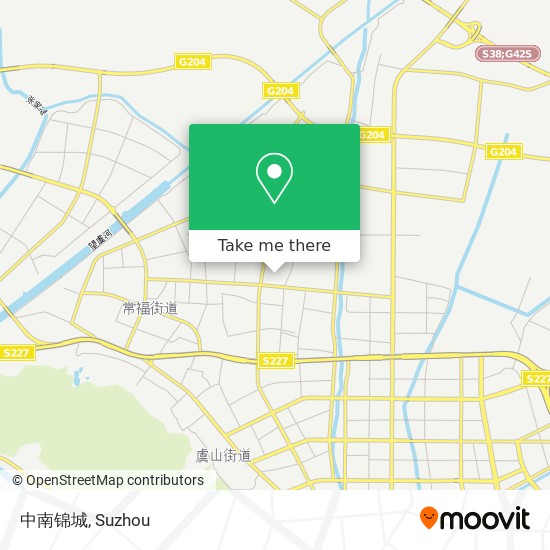 中南锦城 map