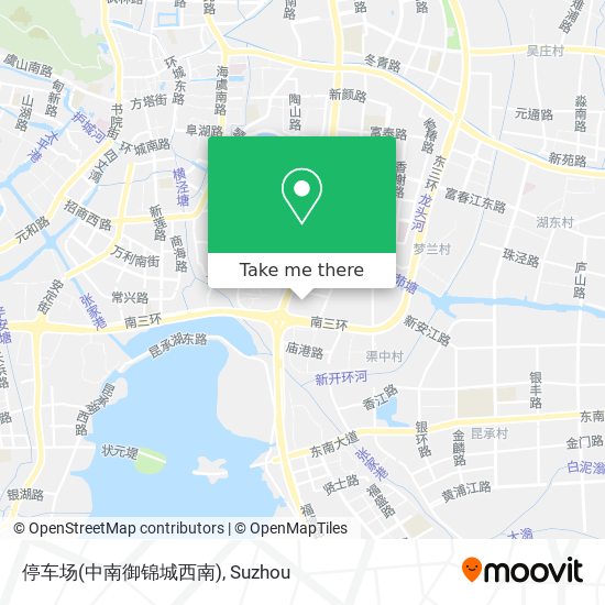 停车场(中南御锦城西南) map