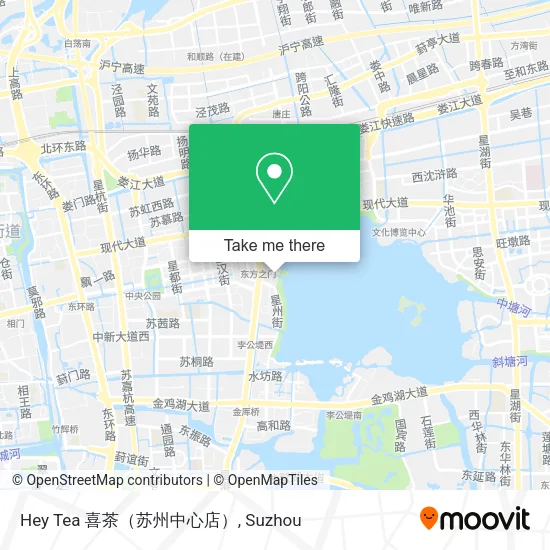 Hey Tea 喜茶（苏州中心店） map