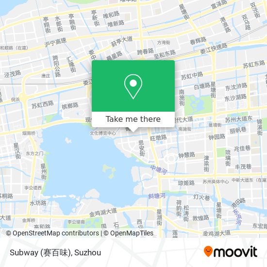 Subway (赛百味) map