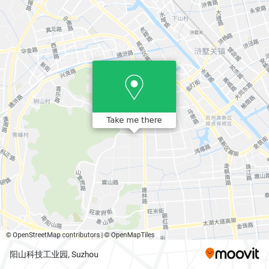 阳山科技工业园 map