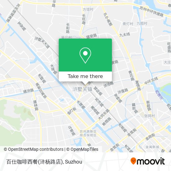 百仕咖啡西餐(浒杨路店) map