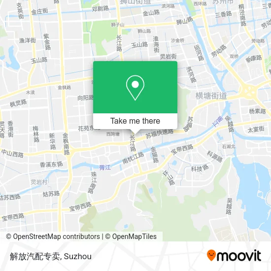 解放汽配专卖 map