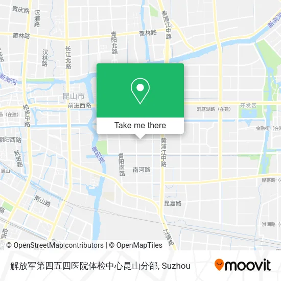 解放军第四五四医院体检中心昆山分部 map