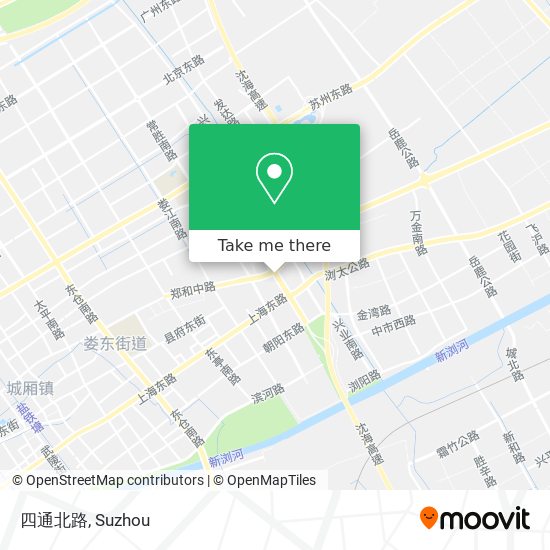 四通北路 map