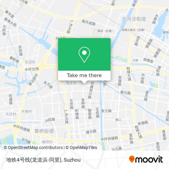 地铁4号线(龙道浜-同里) map